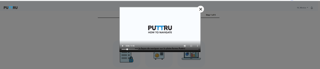 PUTTRU Platform: How to onboard in a few minutes